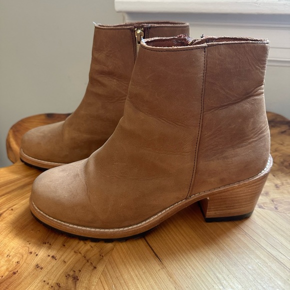 Patina Leather Ankle Boots - Picture 6 of 10